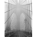 Foggy Day on Brooklyn Bridge (08273)